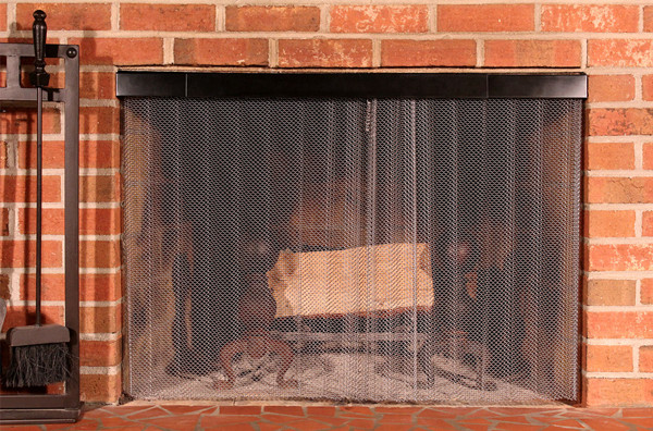 Fireplace Mesh Screen